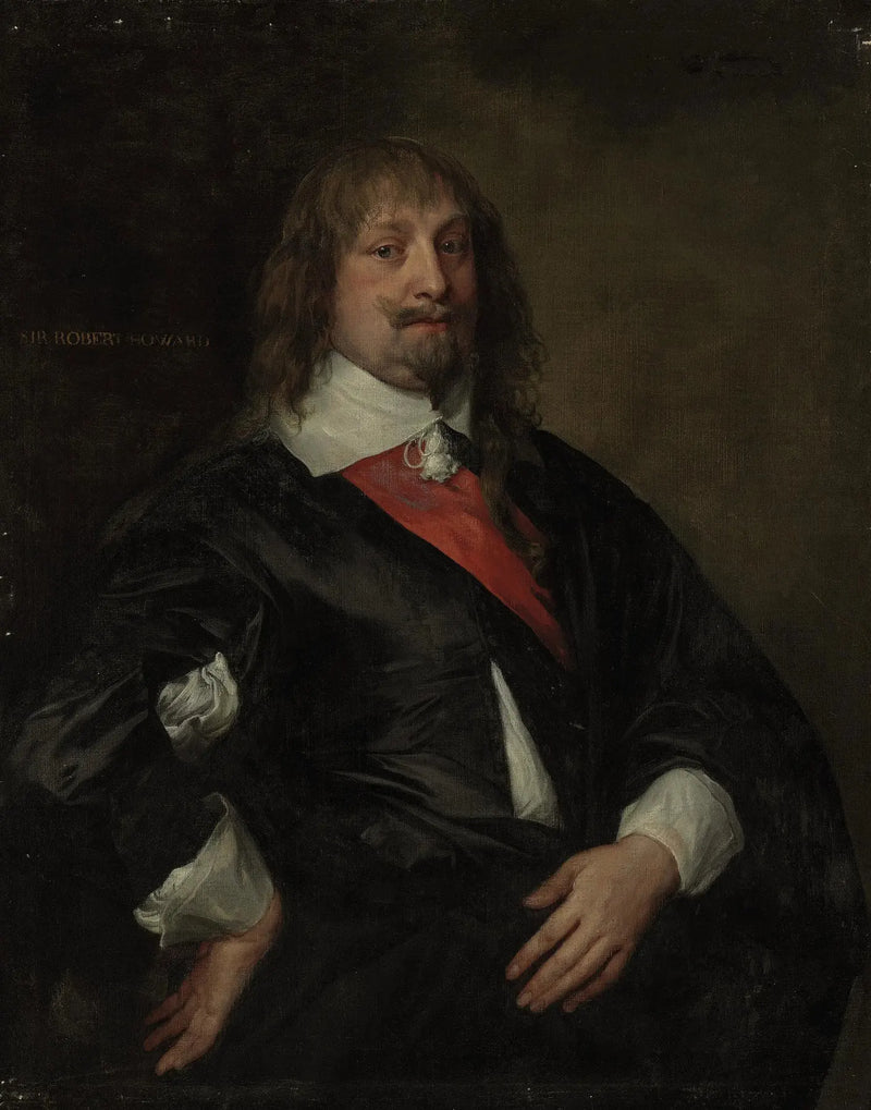 सर रॉबर्ट हॉवर्ड, के.बी. का पोर्ट्रेट (1626-1698) - एंटोनी वैन डाइक