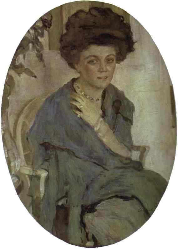 येलेना ओलिव का पोर्ट्रेट - वैलेन्टिन सेरोव