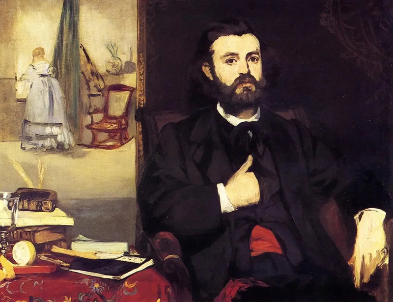 ज़कारी एस्ट्रुक का चित्र - Édouard Manet