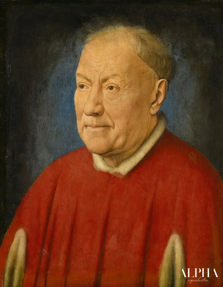 Portrait du Cardinal Niccolo Albergati - Jan Van Eyck - Reproductions de tableaux et peintures haut de gamme