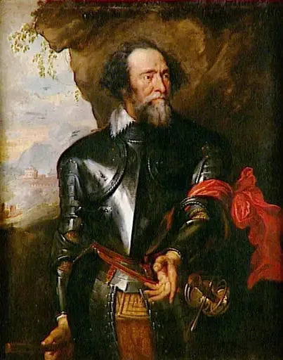 हेनरी डी बर्गे काउंट का पोर्ट्रेट - Antoine van Dyck