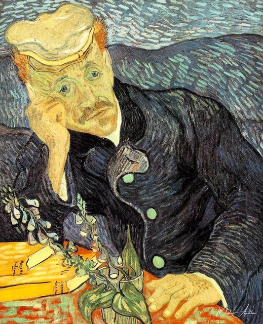 Portrait du docteur Gachet - Van Gogh - Reproductions de tableaux et peintures haut de gamme