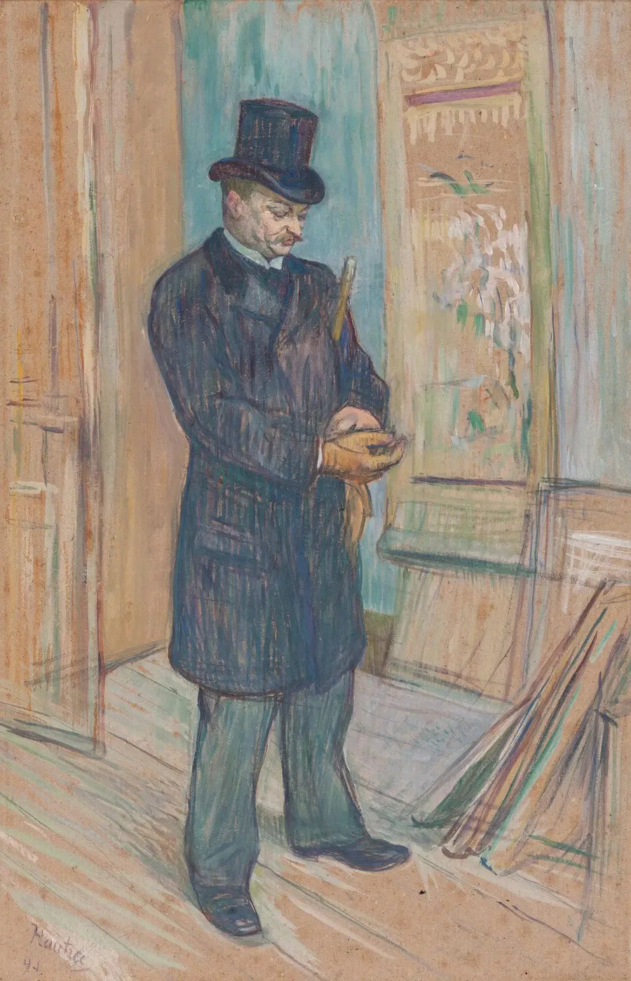 डॉ. हेनरी बर्जेस का चित्र - हेनरी डे टूलूज़-लॉट्रेक