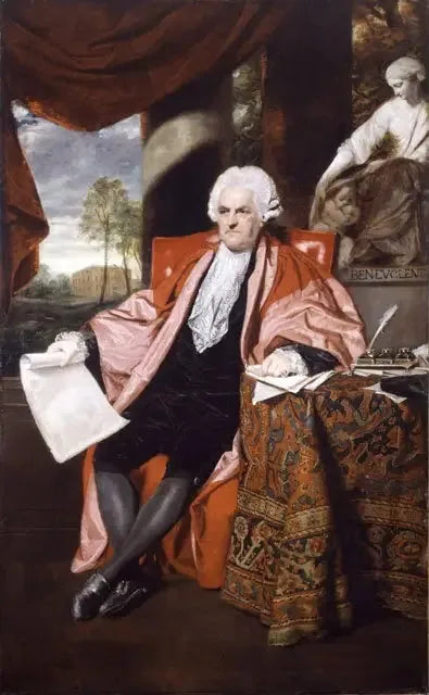 डॉ जॉन ऐश (1723-1798) का पोर्ट्रेट - जोशुआ रेनॉल्ड्स