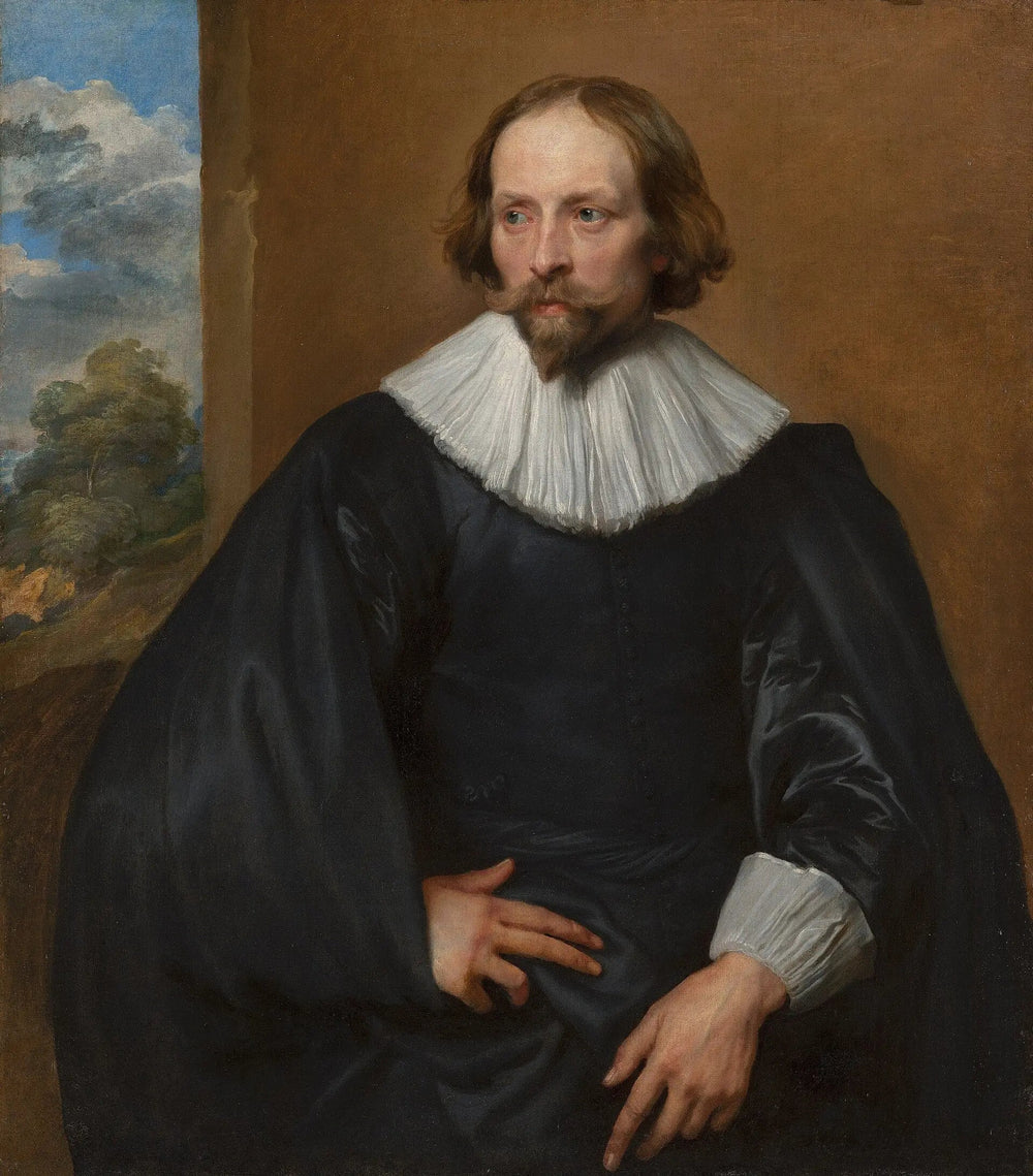 Portrait du peintre Quintijn Symons - Antoine van Dyck image 1 tableau peint à l’huile sur toile