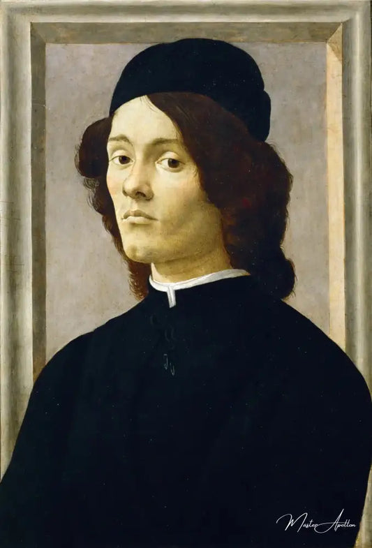 Portrait d'un homme - Sandro Botticelli - Reproductions de tableaux et peintures haut de gamme