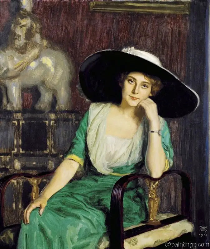 'एक महिला का चित्र - फ्रांज वॉन स्टक'