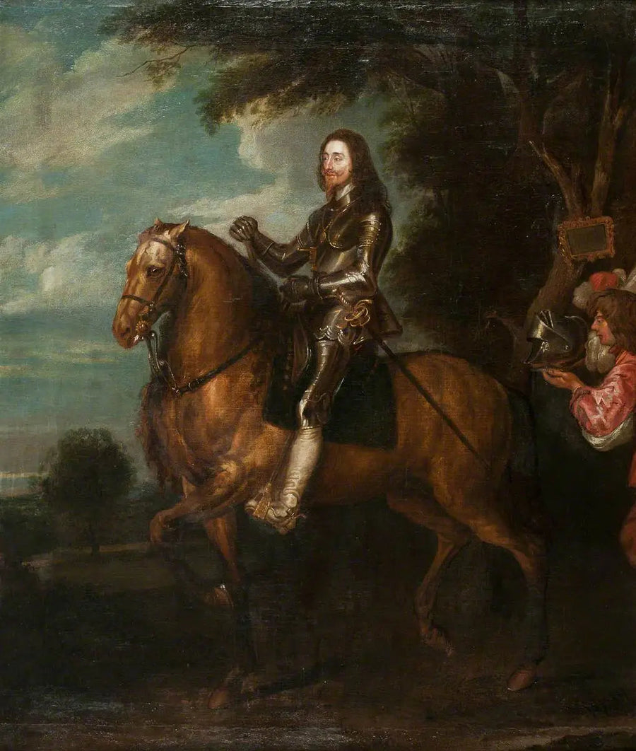 चार्ल्स I (1600-1649) का घुड़सवारी पोर्ट्रेट - Antoine van Dyck