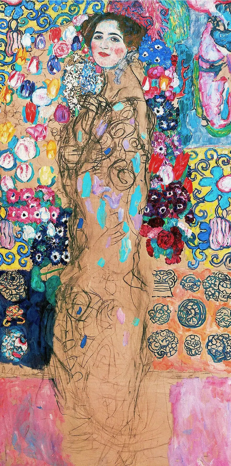 मारिया मंक का अधूरा चित्र - गुस्ताव क्लिम्ट