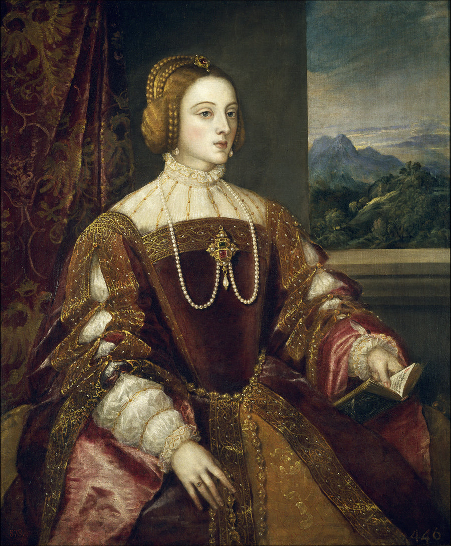 Portrait d'Isabelle de Portugal - Titien