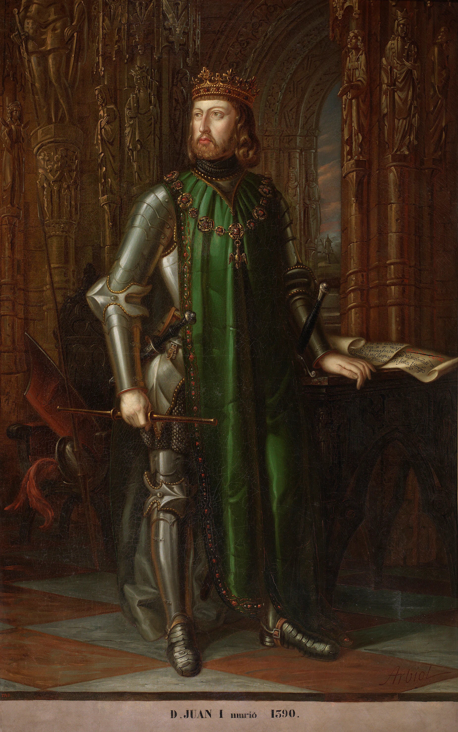 Portrait de Jean Ier de Castille - Vicente Arbiol