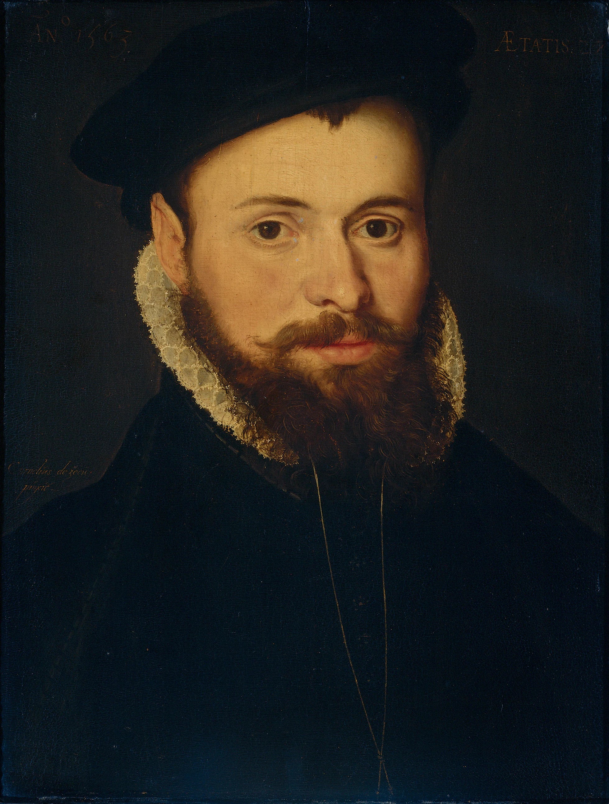 Portrait d'un jeune homme - Cornelis de Zeeuw