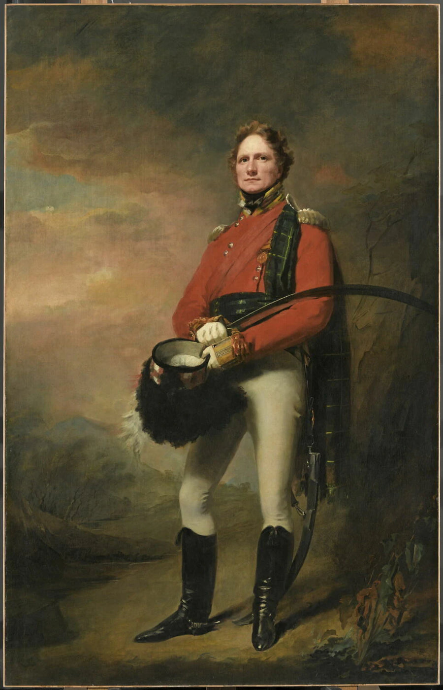 Portrait du major James Lee Harvey - Sir Henry Raeburn