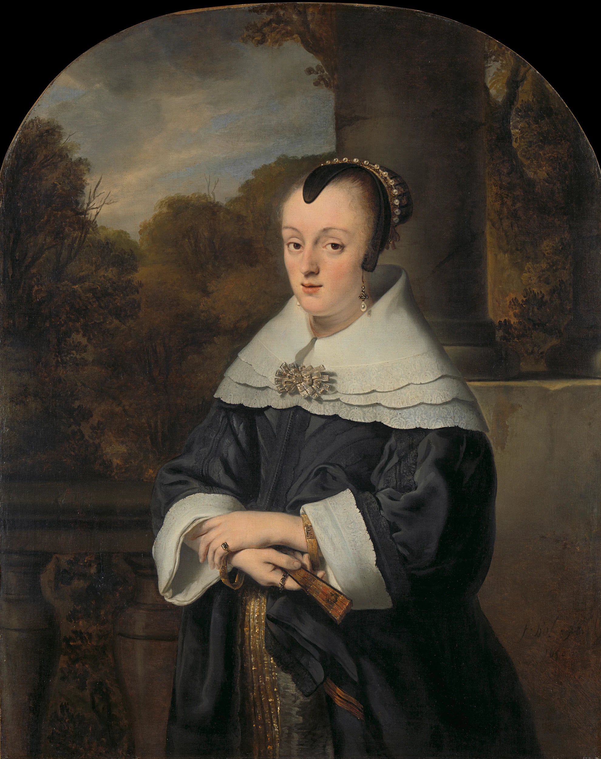 Portrait de Maria Rey (1630/31-1703), épouse de Roelof Meulenaer - Ferdinand Bol