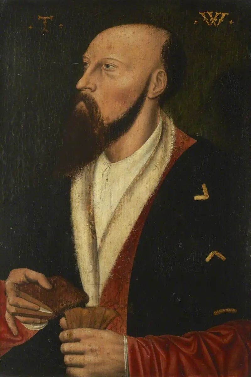एक सज्जन की तस्वीर (संभवतः सर थॉमस व्हायट, 1503–1542) - हंस होलबीन ले ज्यूने