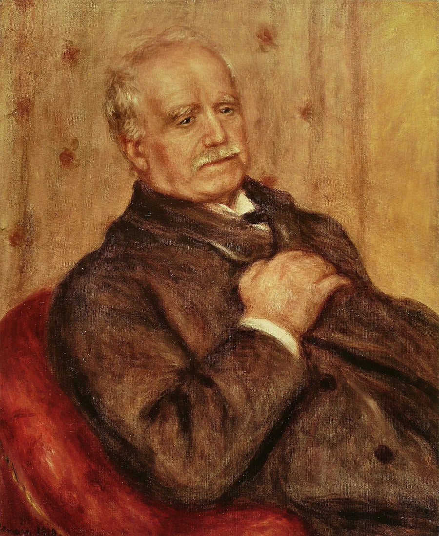 Portrait de Paul Durand-Ruel par Renoir, 1910, collection particulière – reproduction peinture à l’huile sur toile