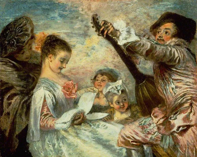 हमें यह साबित करने के लिए कि यह सुंदर - Antoine Watteau