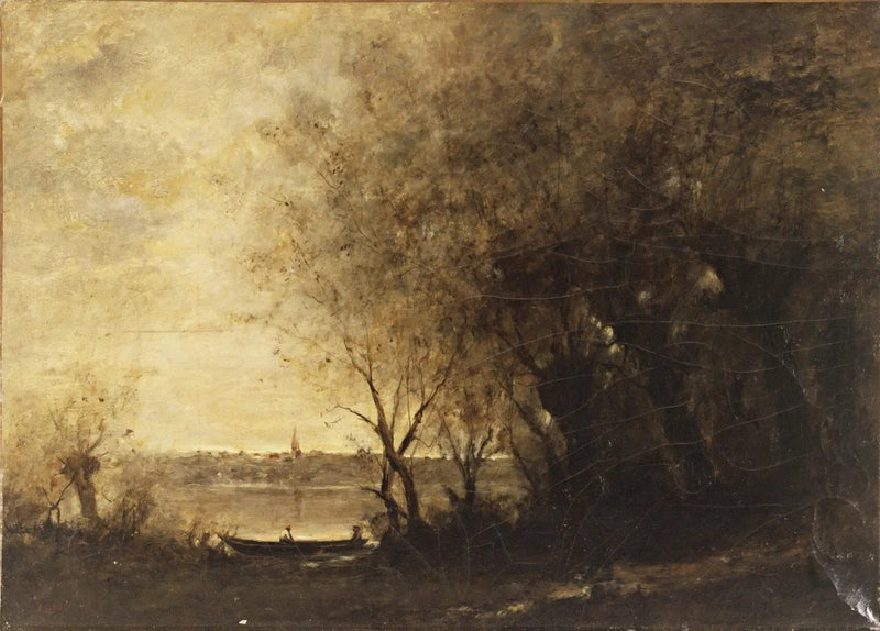 Ville d'Avray के पास - Jean-Baptiste Camille Corot