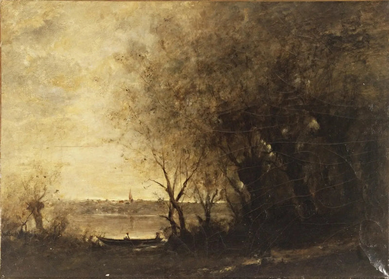 Ville d'Avray के पास - Jean-Baptiste Camille Corot