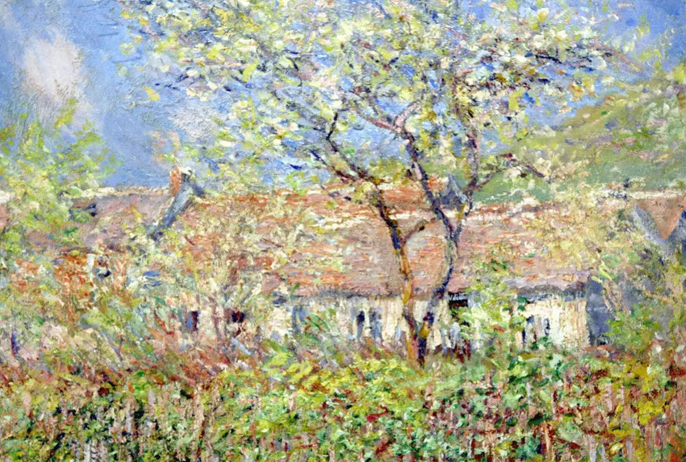 Printemps à Giverny - Claude Monet image 1 reproduction artisanale de tableau