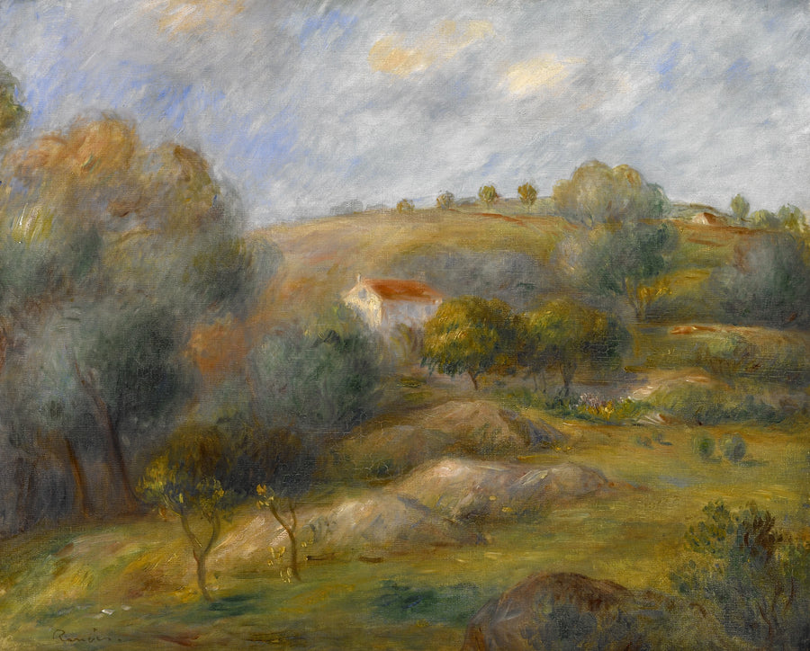 Printemps à Essoyes, Renoir vers 1900, Newfields 82.77 – reproduction peinture à l’huile sur toile