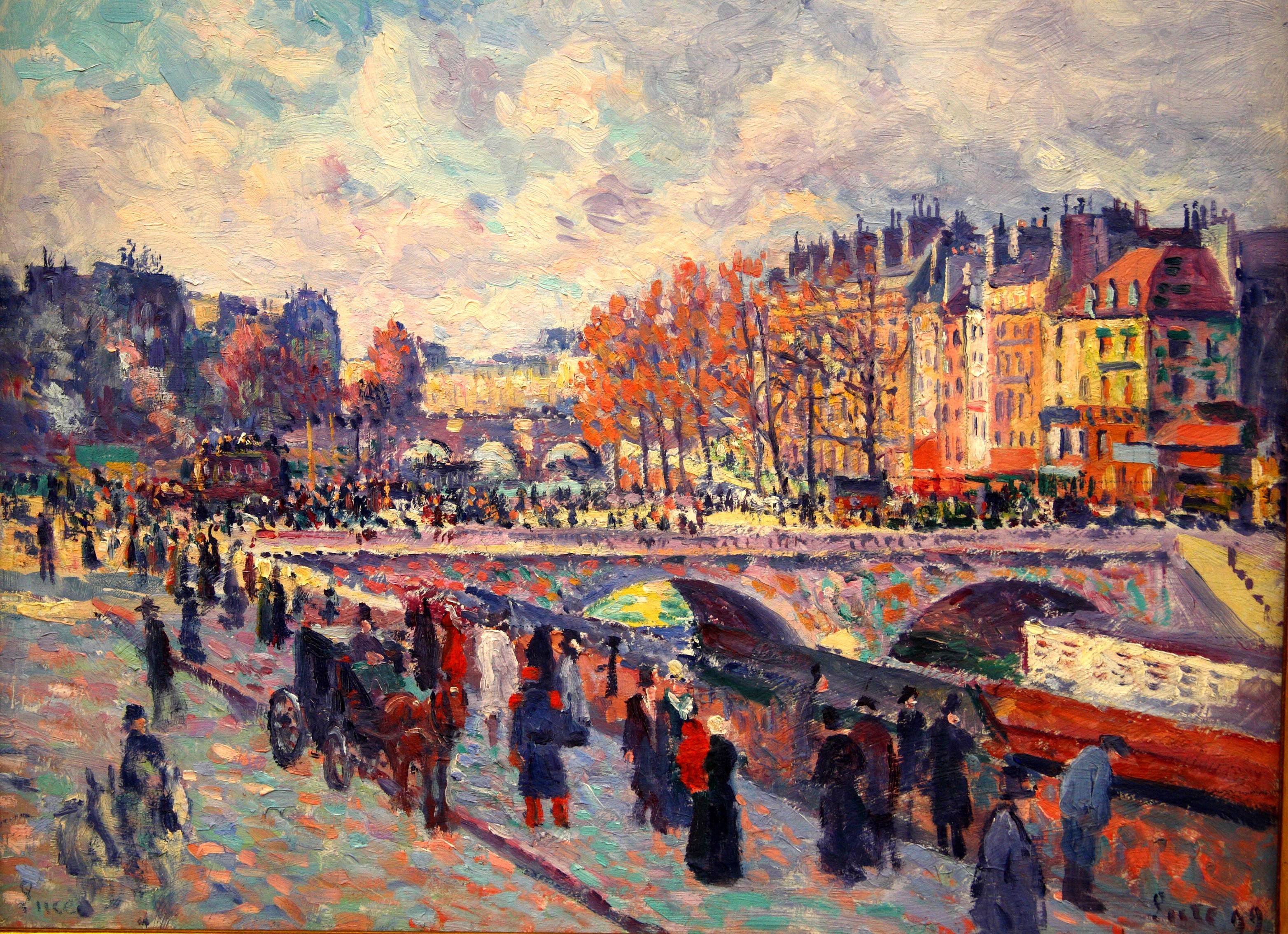 Quais de Seine à Paris - Maximilien Luce - Alpha Reproduction