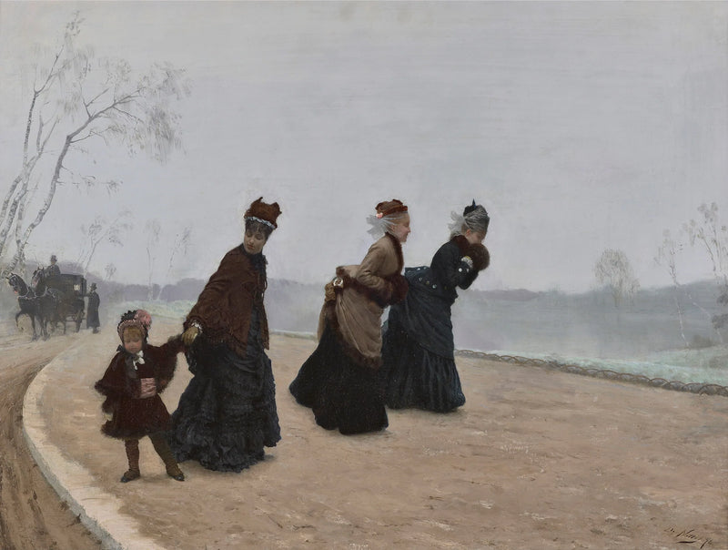 कितना ठंडा है! - Giuseppe De Nittis