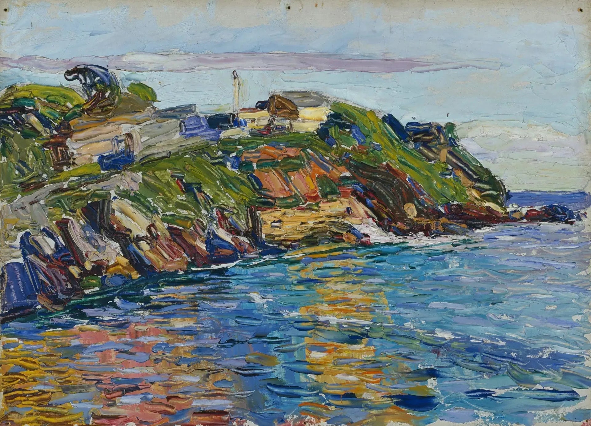 Rapallo - Baie - Vassily Kandinsky image 1 copie de tableau peinte à la main