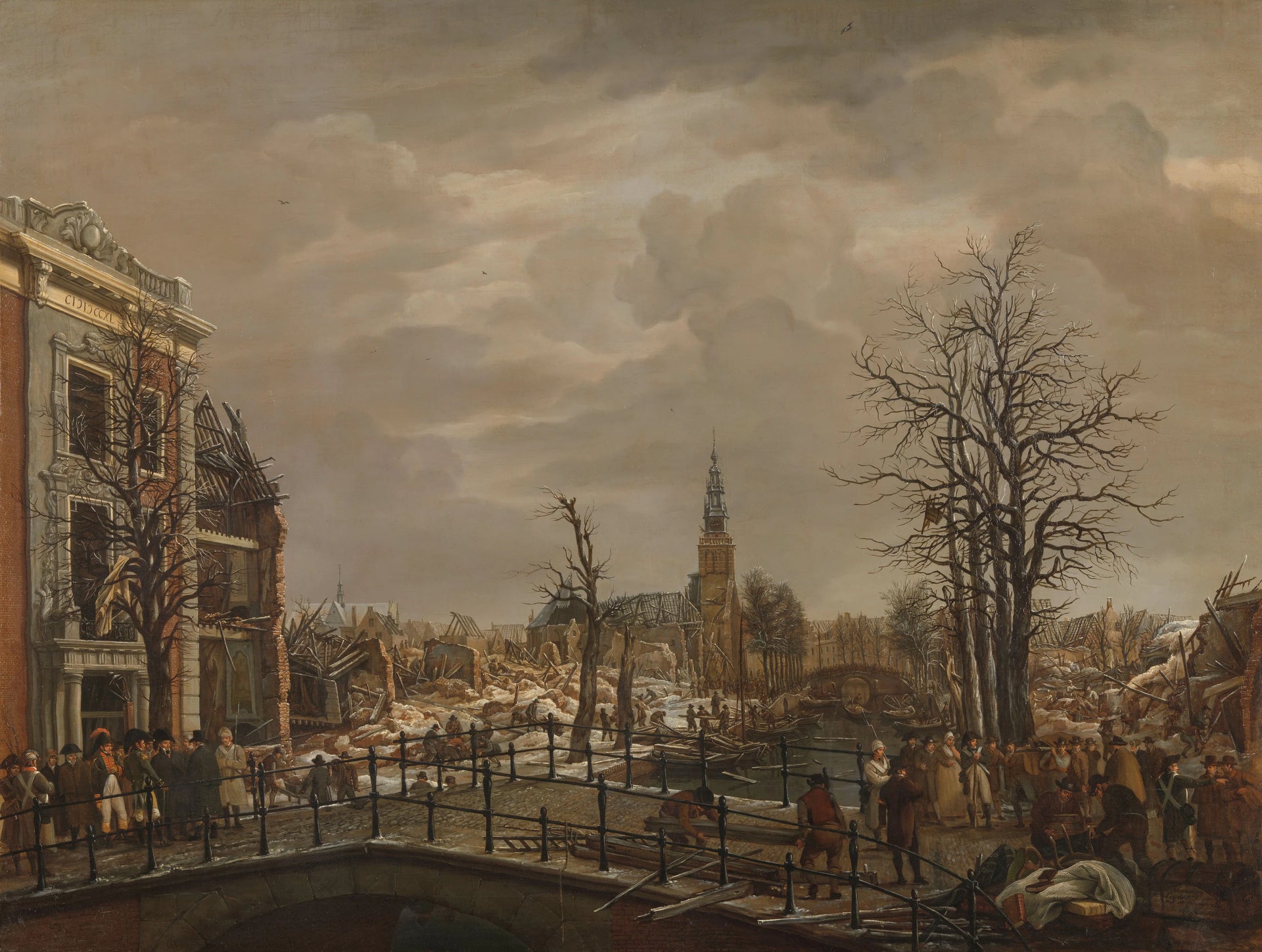 Le Rapenburg à Leyde - Carel Lodewijk Hansen