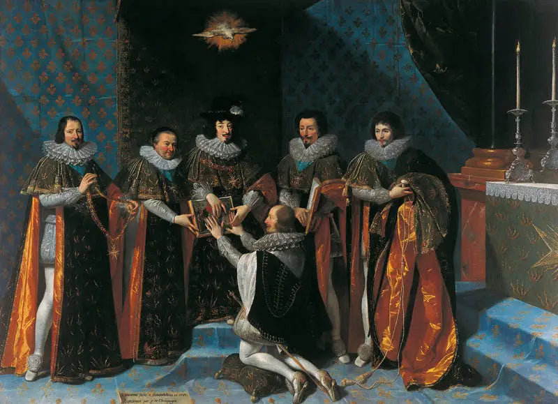 Réception d'Henri d'Orléans Duc de Longueville - Philippe de Champaigne image 1 copie de tableau peinte à la main