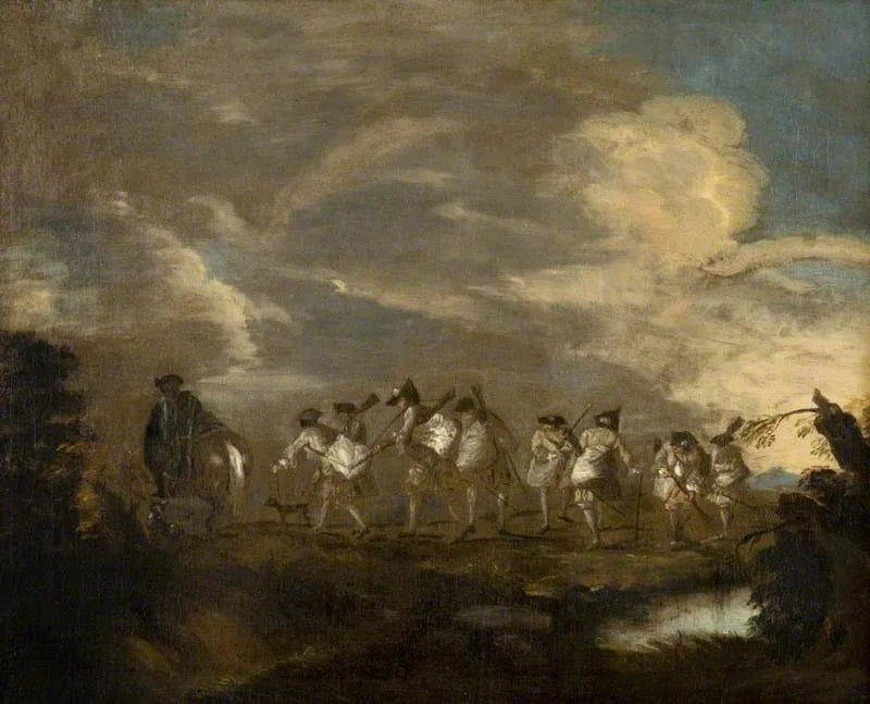 रिक्रूट्स जो रेजिमेंट में शामिल होंगे - Antoine Watteau
