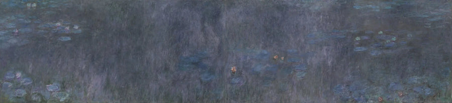 Reflets d’arbres de Claude Monet, 1914–1926 – Orangerie INV 20107, deux panneaux