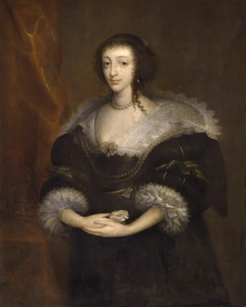 रानी हेनरीएट मारिया (1609–1669), चार्ल्स प्रथम की रानी - Antoine van Dyck