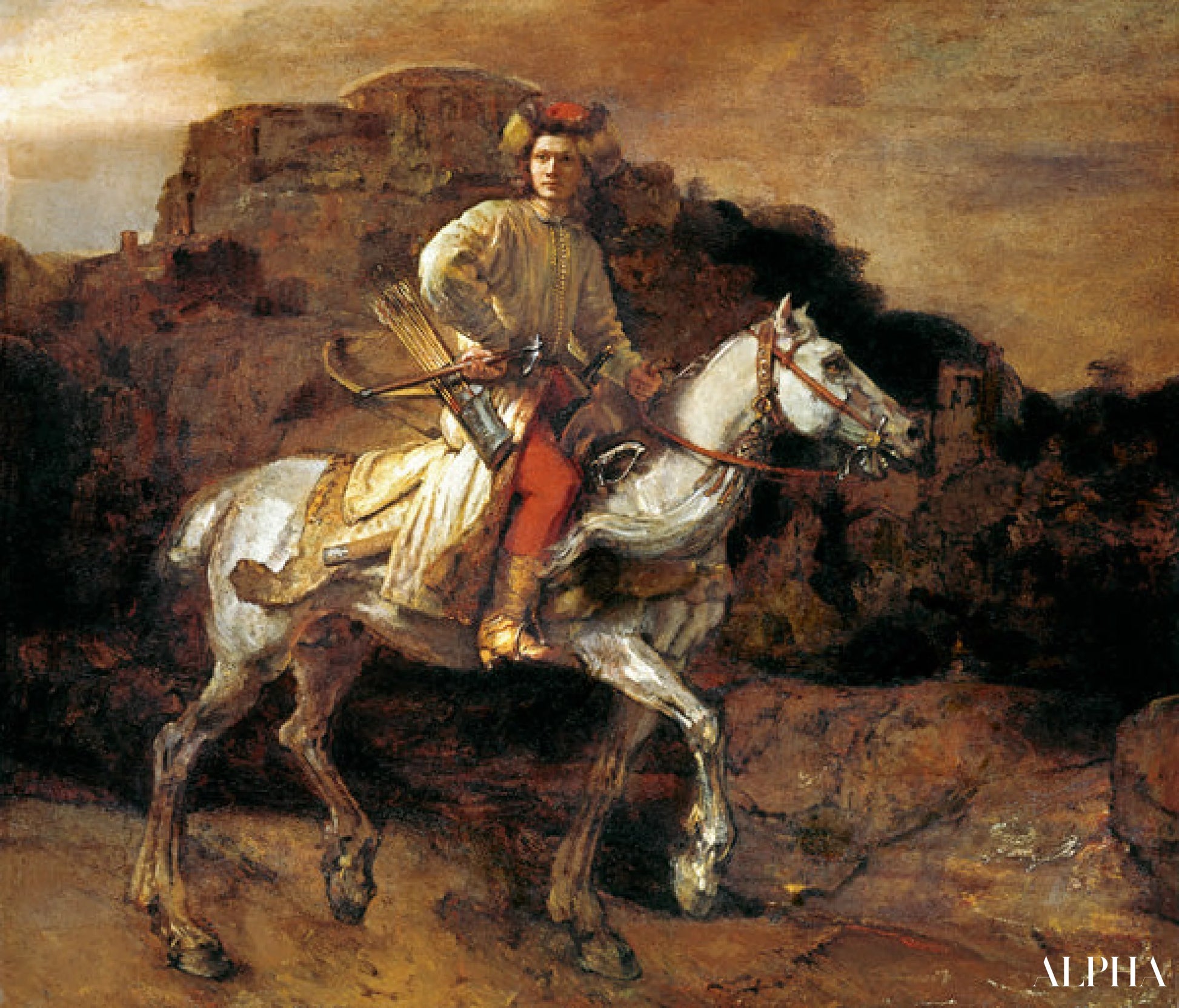 रेम्ब्रांट, पोलिश घुड़सवार - Rembrandt van Rijn - उच्च गुणवत्ता वाली चित्रकला और पेंटिंग की प्रतियां