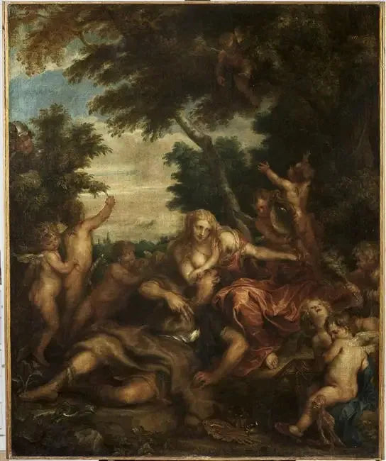 रेनॉ और द एनचैंट्रेस आर्माइड - Antoine van Dyck
