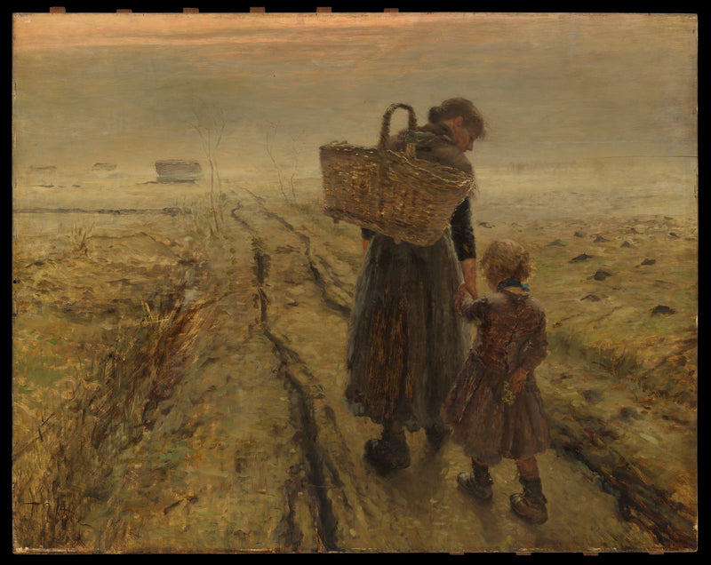 Rentrer à la maison - Fritz von Uhde