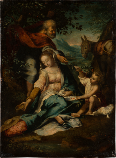 Reposez-vous pendant le vol vers l’Égypte - Federico Barroci - Alpha Reproduction