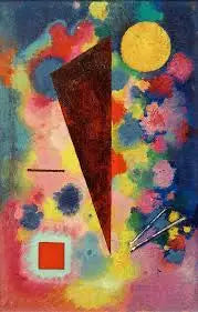 Résonance multicolore - Vassily Kandinsky image 1 reproduction artisanale de tableau