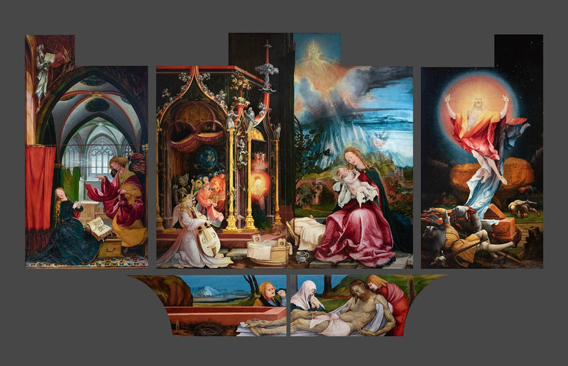 इसेनहाइम की पहली उद्घाटन की टेबल - Matthias Grünewald