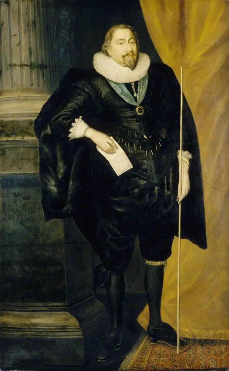 रिचर्ड वेस्टन (1577–1635), 1मं काउंट ऑफ पोर्टलैंड, राजनयिक, चांसलर ऑफ़ द़़ चेक्वियर और लॉर्ड ग्रैंड ट्रेज़रर - एंटोनी वैन डाइक