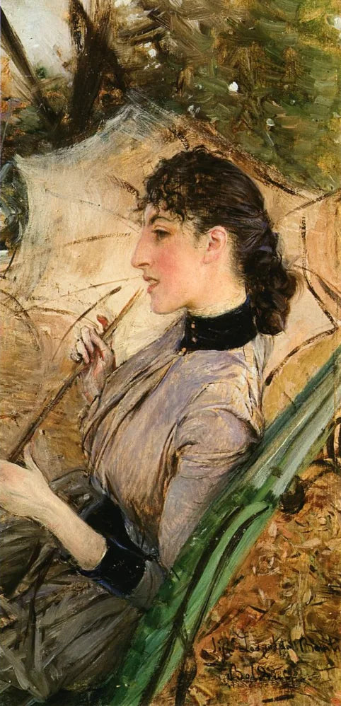 Alaide Banti के साथ चित्र - Giovanni Boldini