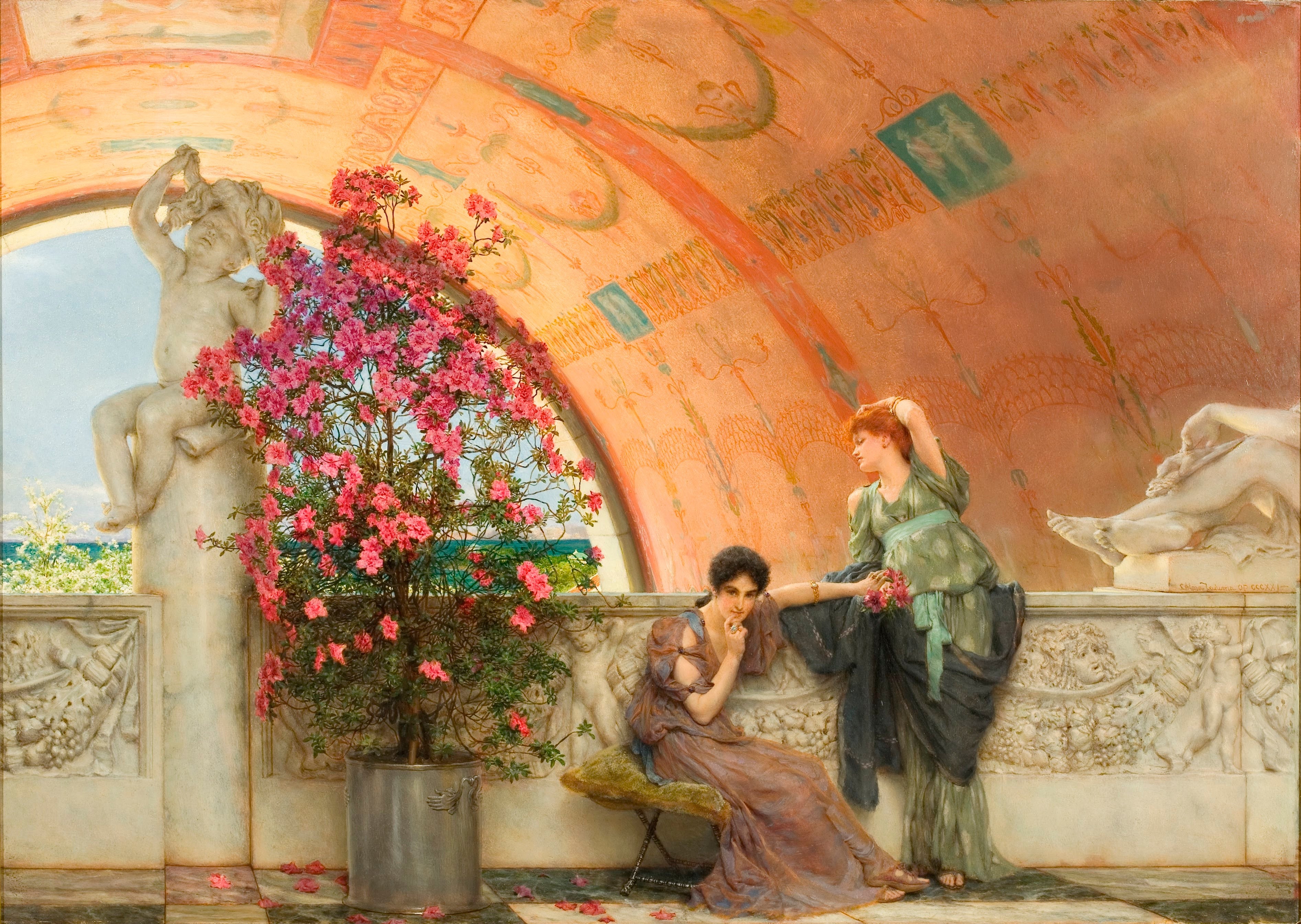 Rivaux inconscients - Lawrence Alma-Tadema - Alpha Reproduction