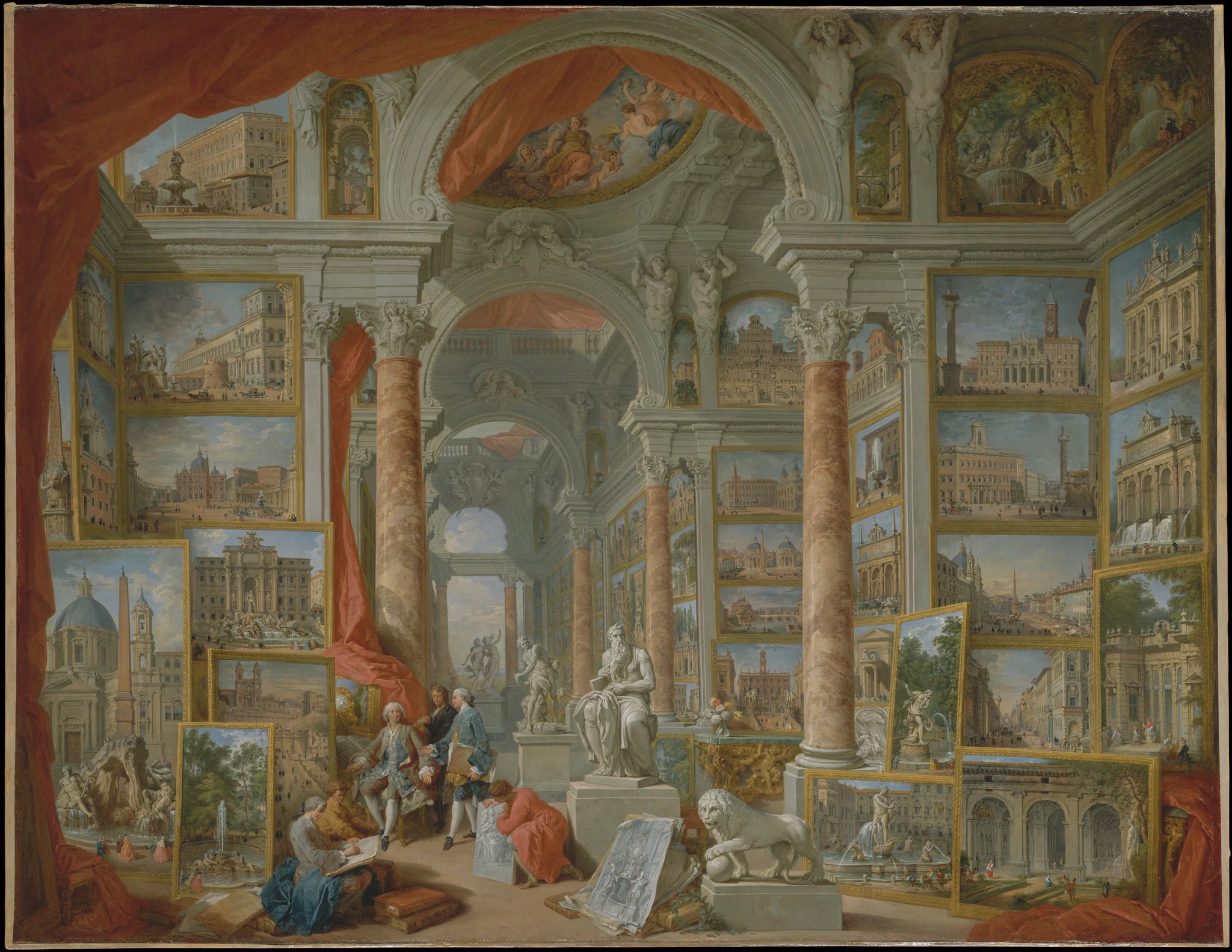 Rome moderne - Giovanni Paolo Panini