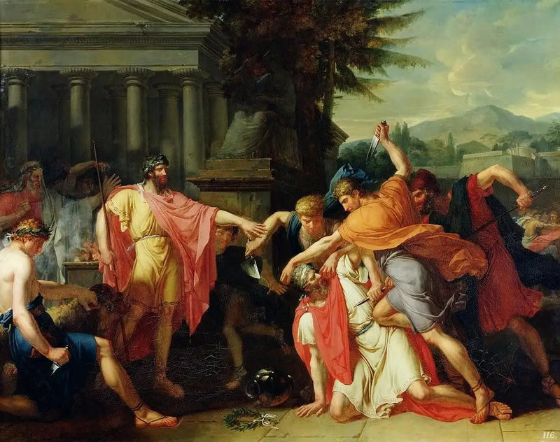 रोमुलस टासियस को मारते हुए - एन लुई Girodet