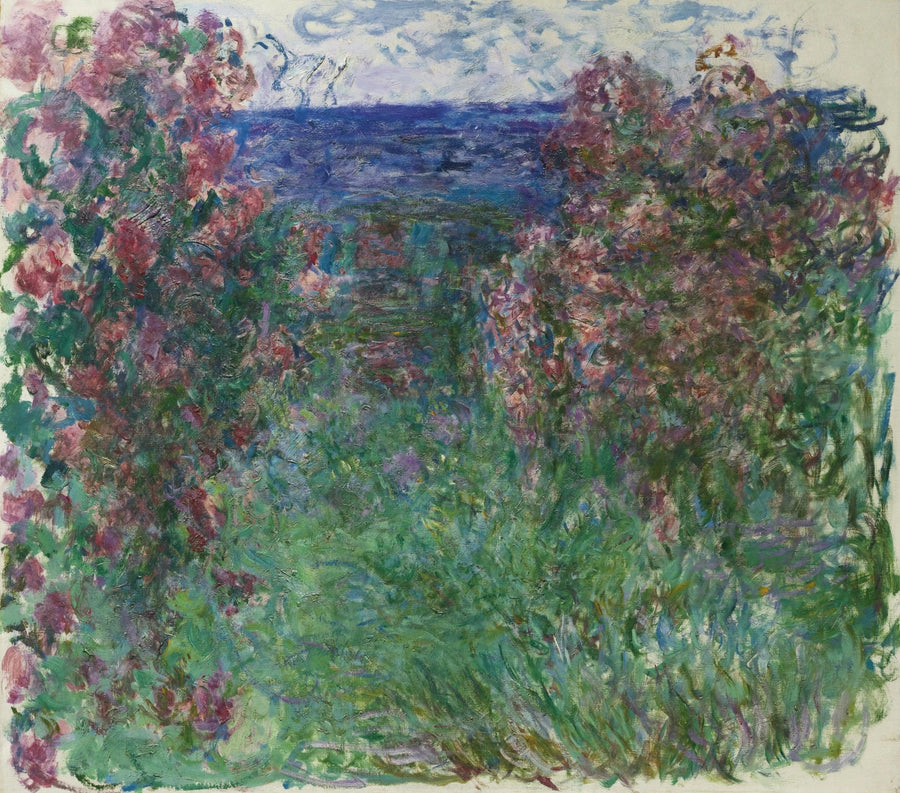 La Maison dans les roses de Claude Monet