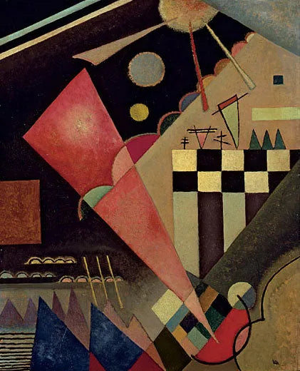 Rose vif et silencieux - Vassily Kandinsky