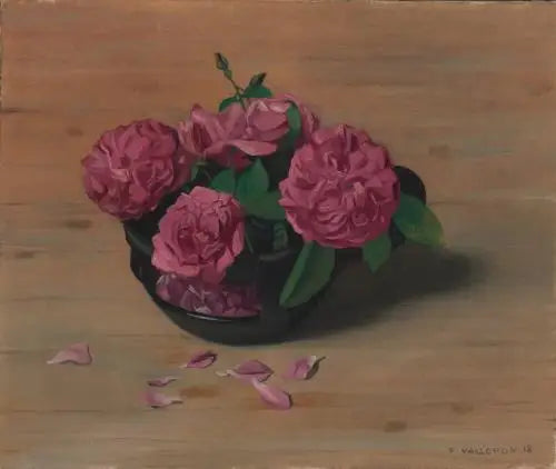 Roses et coupe noire - Félix Vallotton - Alpha Reproduction