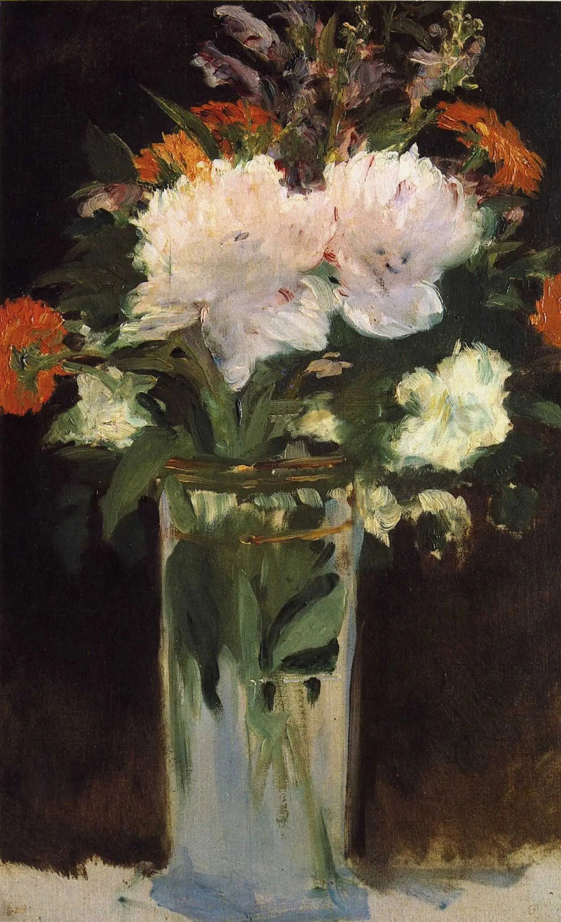 गुलाब और लिलाक - Édouard Manet