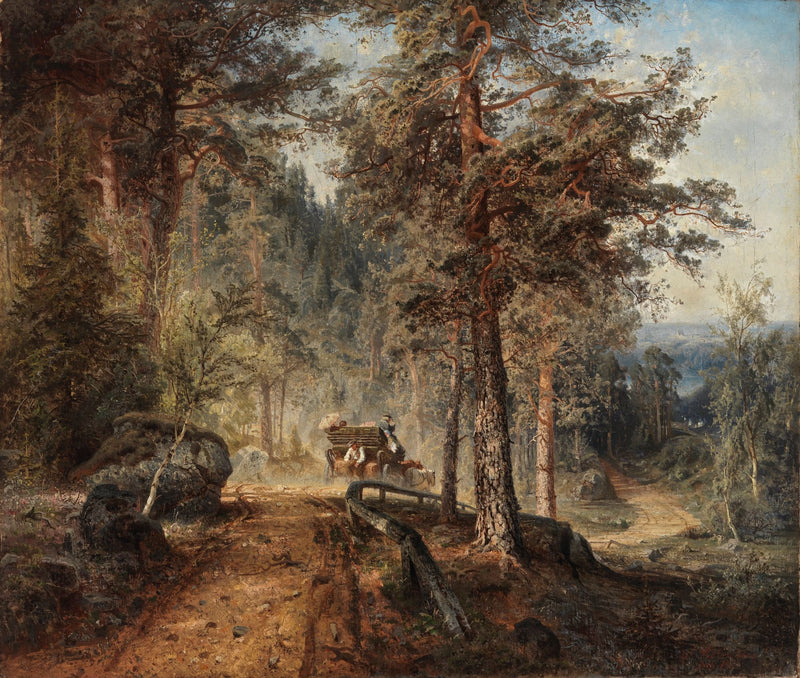 Route dans le Häme, chaude journée d’été - Werner Holmberg