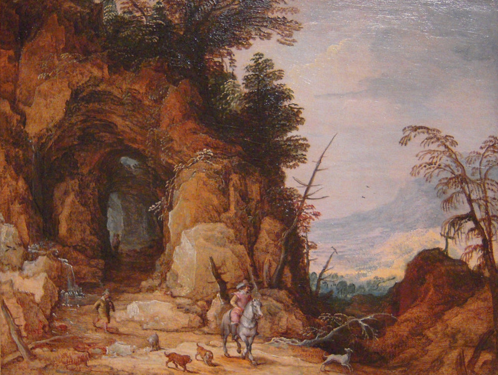Route de montagne - Jan Brueghel l'Ancien image 1 reproduction d’œuvre d’art à l’huile